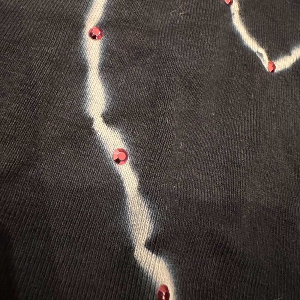 *Vintage* Denny’s!  Zinnias Navy Blue Dress - Picture 4 of 11